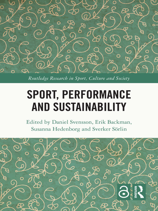 Title details for Sport, Performance and Sustainability by Daniel Svensson - Available